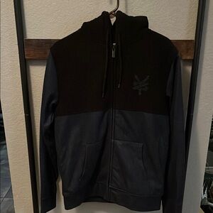 ZOOYORK Black and Gray Zip-Up Hoodie